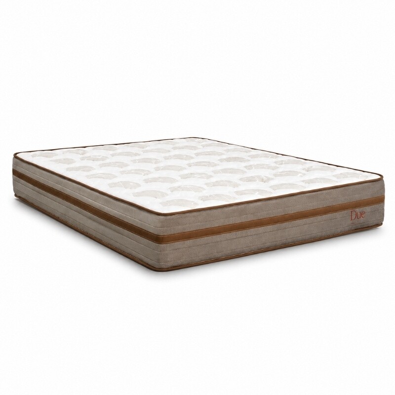 Colchão Casal Due 138x188x26 Molas Ensacadas - Viero | Suporta até 240kg