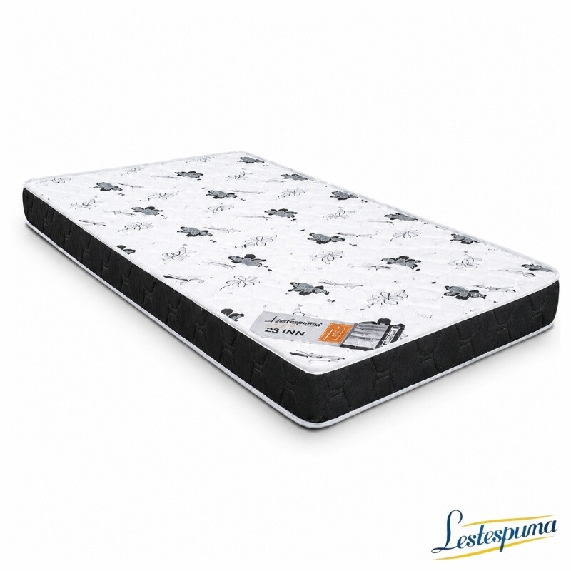Colchão Solteiro D23 100% Espuma 88x188x14 Lestespuma | Suporta até 80kg